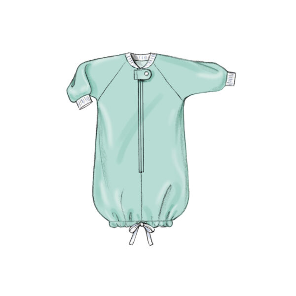 Butterick Schnittmuster - B6968 - Kombination - Babysack, Babystrampler Schuhe , Mütze usw. – Bild 3