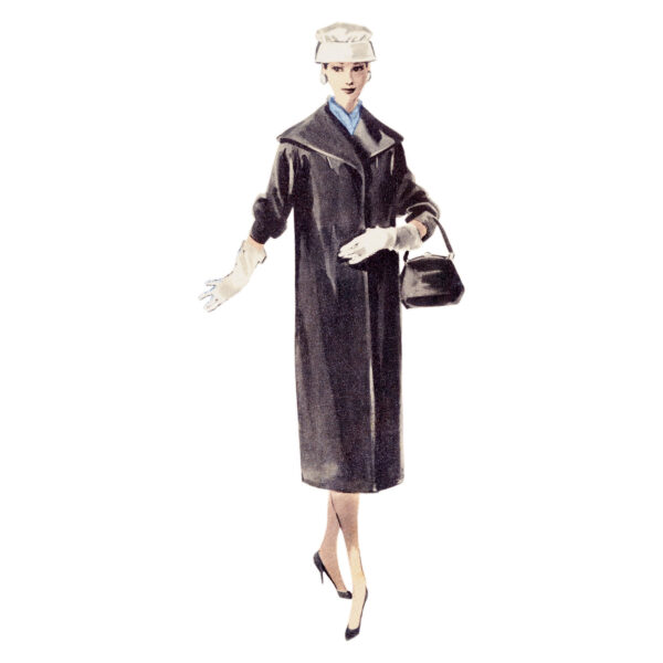 Butterick Schnittmuster - B6957 - Retro - Mantel, Jacke im Stil der 50er Jahre – Bild 5