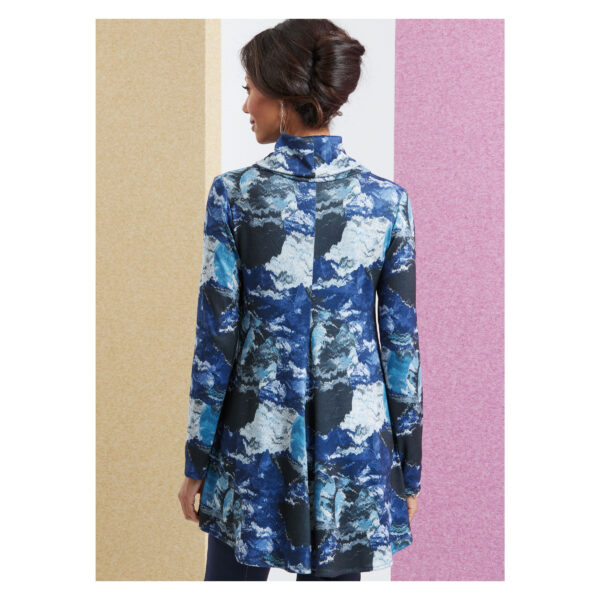 Butterick Schnittmuster - B6961 - Bluse, Shirt mit leichtem Rollkragen – Bild 5