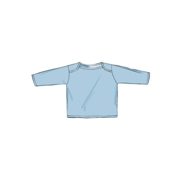 Butterick Schnittmuster - B6970 - Kombination Baby - Jacke, Latzhose, Kleidchen, Mützen, usw. – Bild 4