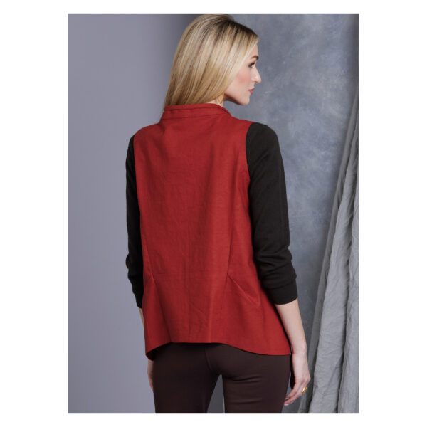 Vogue Schnittmuster V1970 - leichte Damenjacke, Weste – Bild 6