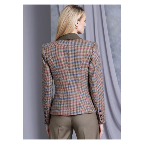 Vogue Schnittmuster V1972 - kurzer Damenblazer mit Schalkragen – Bild 6