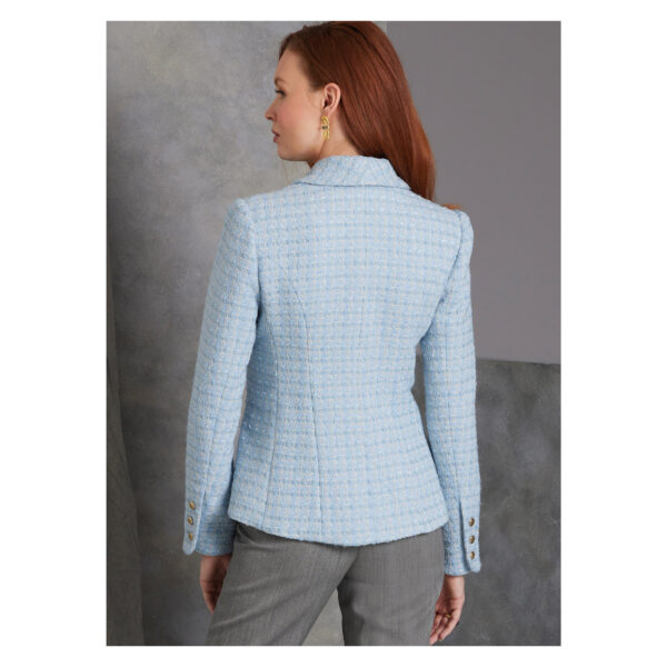 Vogue Schnittmuster V1972 - kurzer Damenblazer mit Schalkragen – Bild 7
