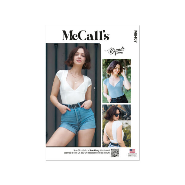 McCalls Schnittmuster M8407 - Top oder Sommer Body