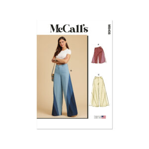 McCalls Schnittmuster M8408 - Damenhose mit weitem Bein
