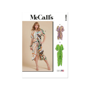 McCalls Schnittmuster M8413 - Kleid mit Raffung im Vorderteil