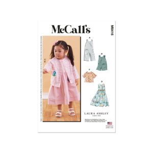 McCalls Schnittmuster M8416 - Kleid, Overalls, Jacke für Kleinkinder