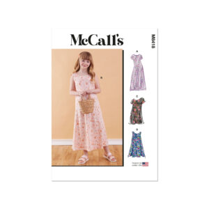 McCalls Schnittmuster M8418 - sommerliches, schlichtes Kleid für junge Mädchen