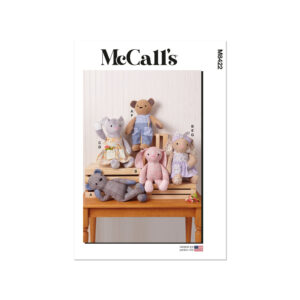McCalls Schnittmuster M8422 - Spielfiguren, Teddy, Hasen, Maus