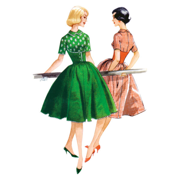 McCalls Schnittmuster M8401 - Vintage, Kleid der 50er Jahre – Bild 2