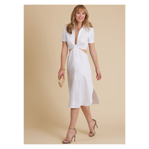 McCalls Schnittmuster M8403 -  raffiniert gestaltetes Kleid, Taille verknotet – Bild 2
