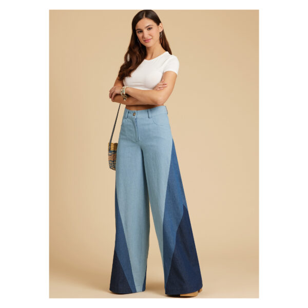 McCalls Schnittmuster M8408 - Damenhose mit weitem Bein – Bild 2