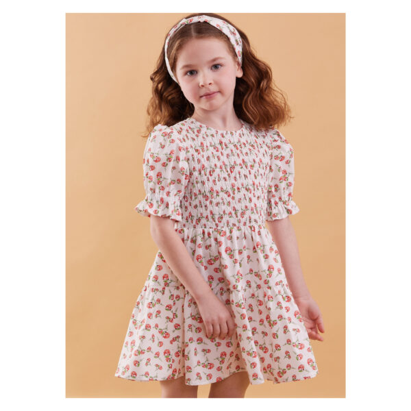 McCalls Schnittmuster M8417 - Kleid mit gesmoktem Oberteil und Stirnband für Kinder – Bild 2