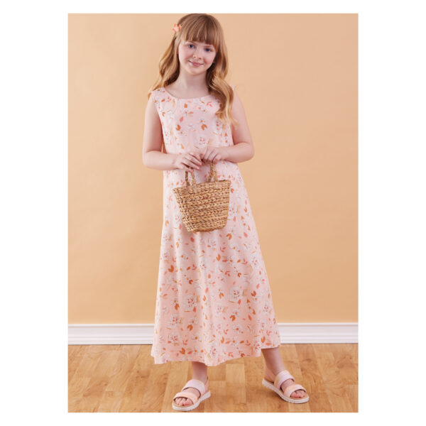 McCalls Schnittmuster M8418 - sommerliches, schlichtes Kleid für junge Mädchen – Bild 2