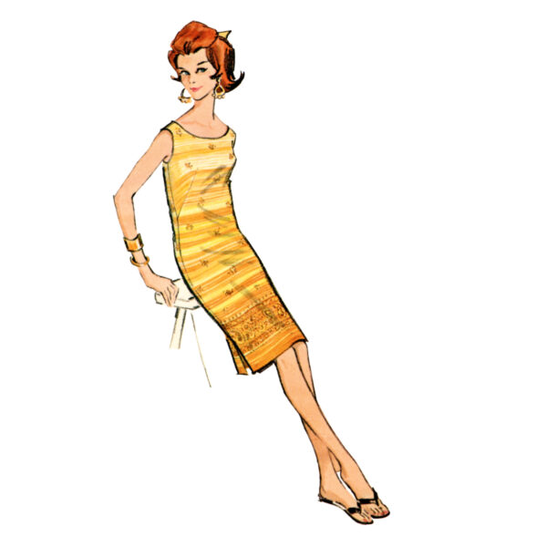 McCalls Schnittmuster M8402 - Vintage , Strandkleid, im 60er Jahre Stil – Bild 3