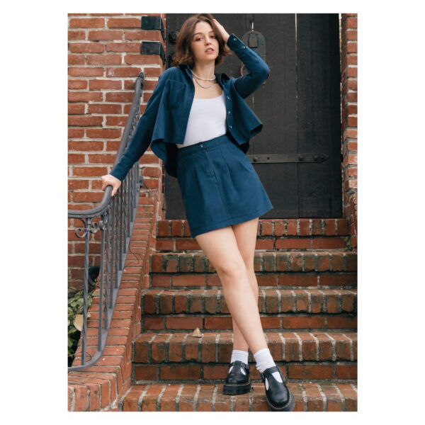 McCalls Schnittmuster M8410 - Minirock und kurze Jacke für Damen – Bild 3