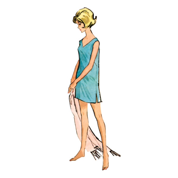 McCalls Schnittmuster M8402 - Vintage , Strandkleid, im 60er Jahre Stil – Bild 4