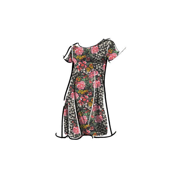 McCalls Schnittmuster M8418 - sommerliches, schlichtes Kleid für junge Mädchen – Bild 4