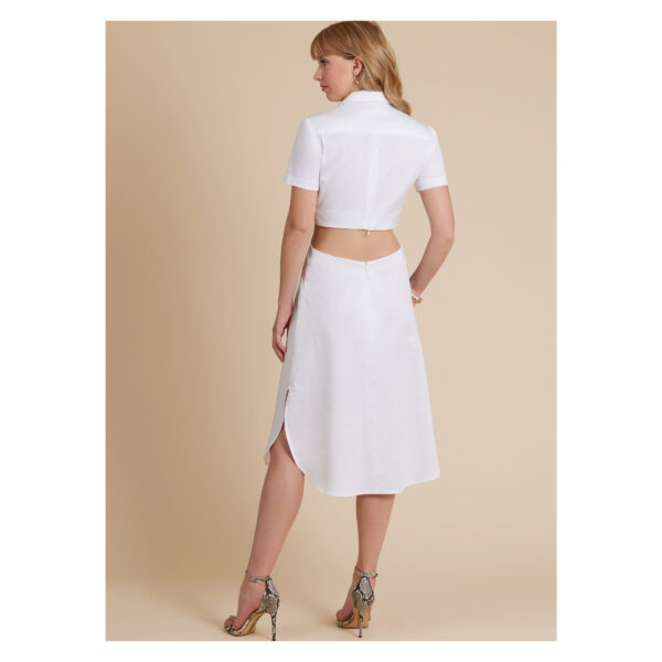 McCalls Schnittmuster M8403 -  raffiniert gestaltetes Kleid, Taille verknotet – Bild 5