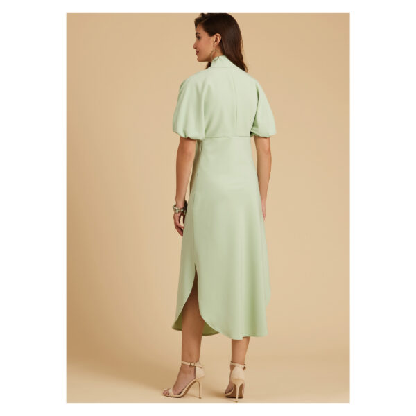 McCalls Schnittmuster M8406 - sommerliches Kleid mit weit hoher Taille und Puffärmel – Bild 5