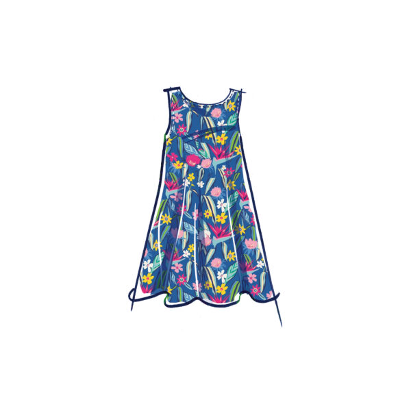 McCalls Schnittmuster M8418 - sommerliches, schlichtes Kleid für junge Mädchen – Bild 5