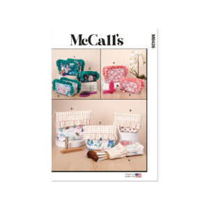 McCalls Schnittmuster M8426 - Utensilo, kleine Taschen, Kosmetiktasche