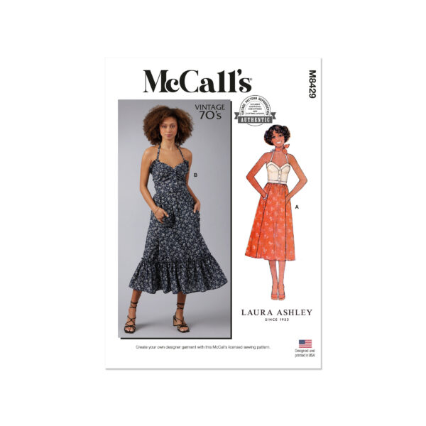 McCalls Schnittmuster M8429 - Trägertop, Rock