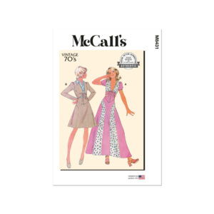 McCalls Schnittmuster M8431 - vintage - Rock und kurzes Jäckchen aus den 70 er Jahren