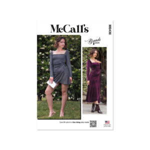 McCalls Schnittmuster M8436 - Kleid mit eckigem Ausschnitt und verknoteter Taille