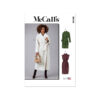 McCalls Schnittmuster M8438 -  Damenmantel oder lange Weste