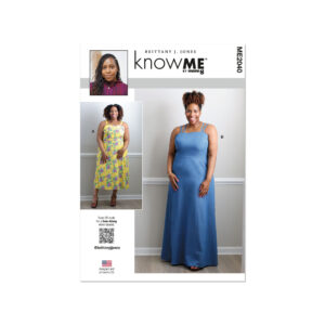 knowME Schnittmuster - ME2040 - schlichtes Trägerkleid mit Eleganz