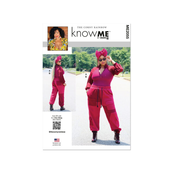 knowME Schnittmuster - ME2055 - Shirtbody und Jogginghose