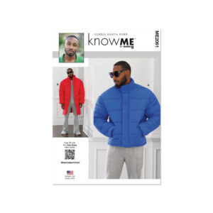 knowME Schnittmuster - ME2061 - Herrenjacke, Herrenmantel, gesteppt