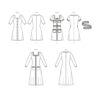 McCalls Schnittmuster M8434 -  Kleid mit Karree Ausschnitt und Knopfblende – Bild 8