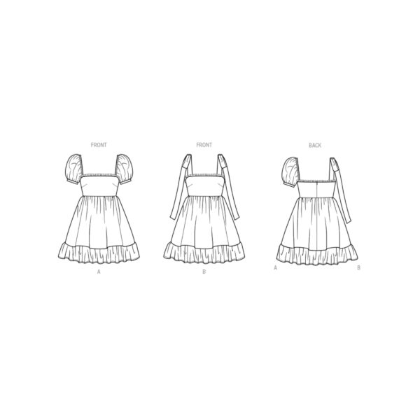 knowME Schnittmuster - ME2039 - Kleid im Dirndlstil – Bild 9