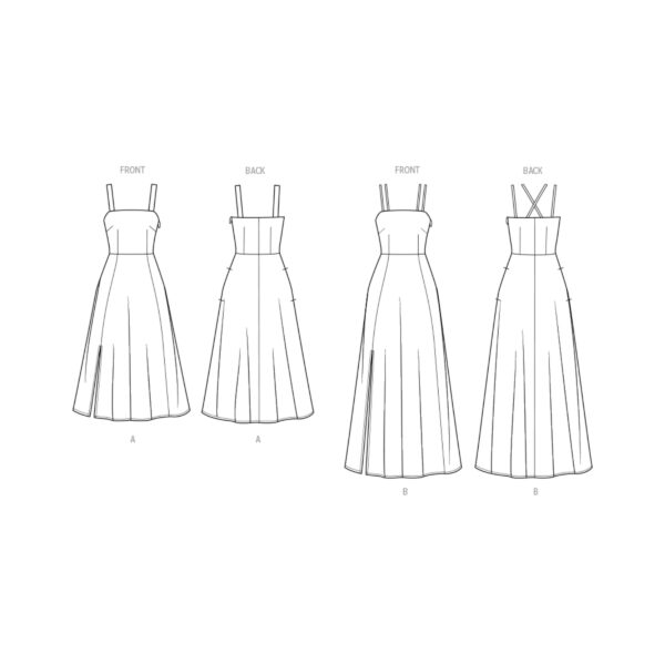 knowME Schnittmuster - ME2040 - schlichtes Trägerkleid mit Eleganz – Bild 7