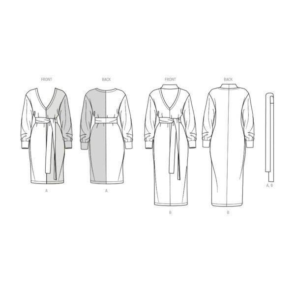 knowME Schnittmuster - ME2050 - schlichtes Kleid für starke Größen – Bild 7