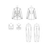 knowME Schnittmuster - ME2051 - sportliche Ensemble und Jacke – Bild 8