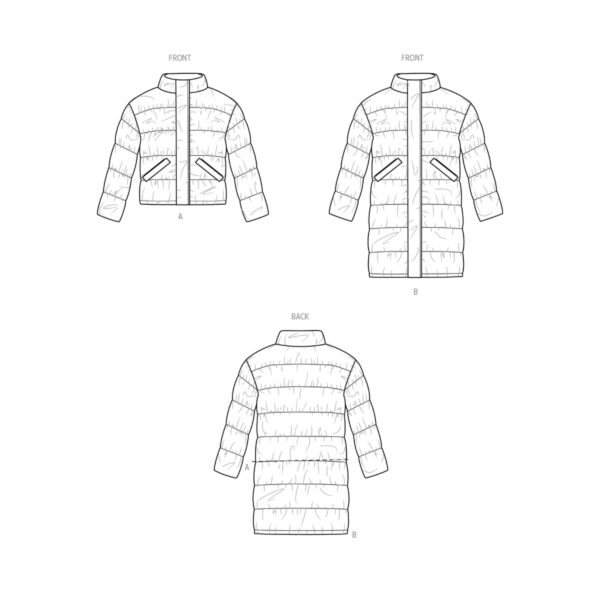 knowME Schnittmuster - ME2061 - Herrenjacke, Herrenmantel, gesteppt – Bild 7