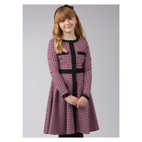 McCalls Schnittmuster M8445 - Kleid mit Blenden und Knopfleiste für Teenies – Bild 2