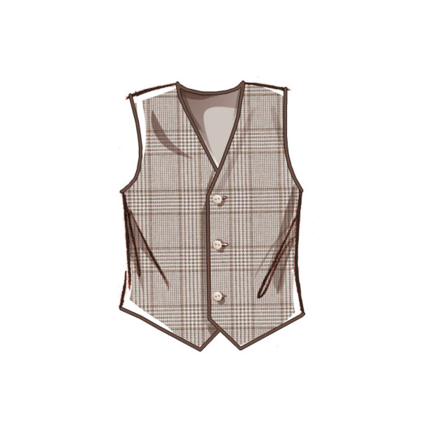 McCalls Schnittmuster M8442 - Westen , Unisex – Bild 3