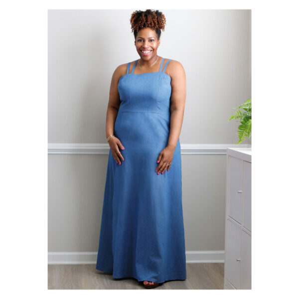 knowME Schnittmuster - ME2040 - schlichtes Trägerkleid mit Eleganz – Bild 3