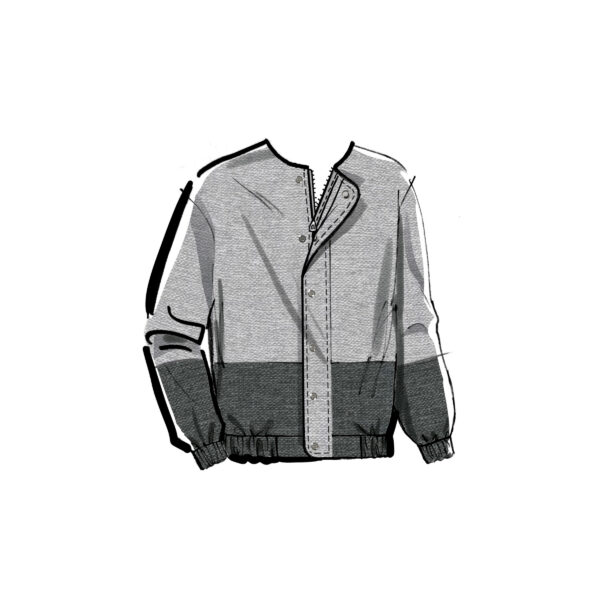 McCalls Schnittmuster M8440 - Windjacke, Windbreaker, Unisex – Bild 4