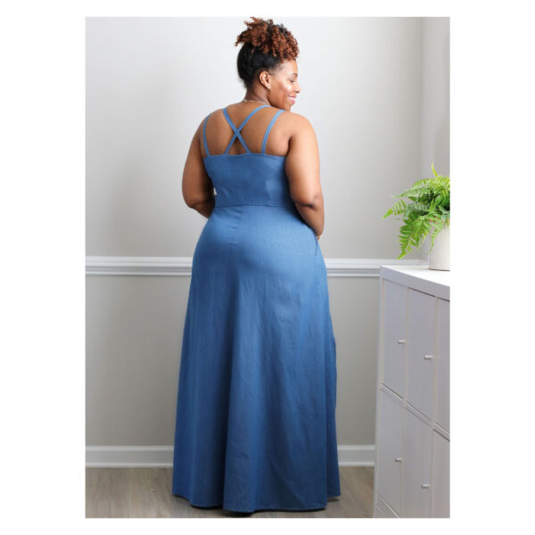 knowME Schnittmuster - ME2040 - schlichtes Trägerkleid mit Eleganz – Bild 5