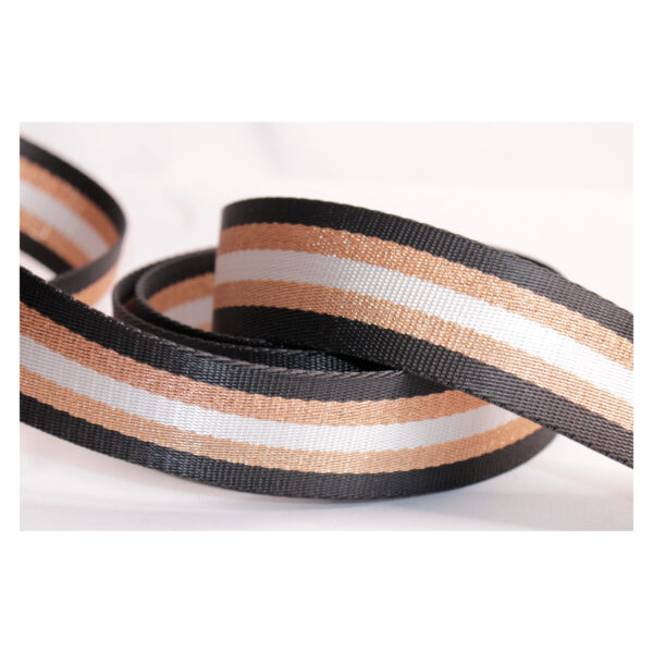 2.15EUR/m, 3m Gurtband, 38mm, doppelseitig mit Lurex, verschiedene Farben – Bild 3