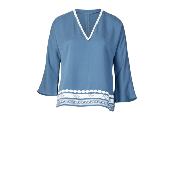 Burda Easy Schnittmuster Nr. 5776 - Bluse - V-Ausschnitt - 3 Varianten – Bild 5