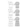 Burda Easy Schnittmuster Nr. 5802 - Kleid - Hemdblusenkleid - 3 Varianten – Bild 9