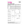 Burda Easy Schnittmuster Nr. 5805 - Kleid - Sommerkleider - 3 Varianten – Bild 10