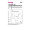 Burda Easy Schnittmuster Nr. 5806 - Kleid - Babydoll-Kleid - 3 Varianten – Bild 10