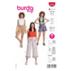 Burda Easy Schnittmuster Nr. 5808 - Hosen - Shorts - Pants